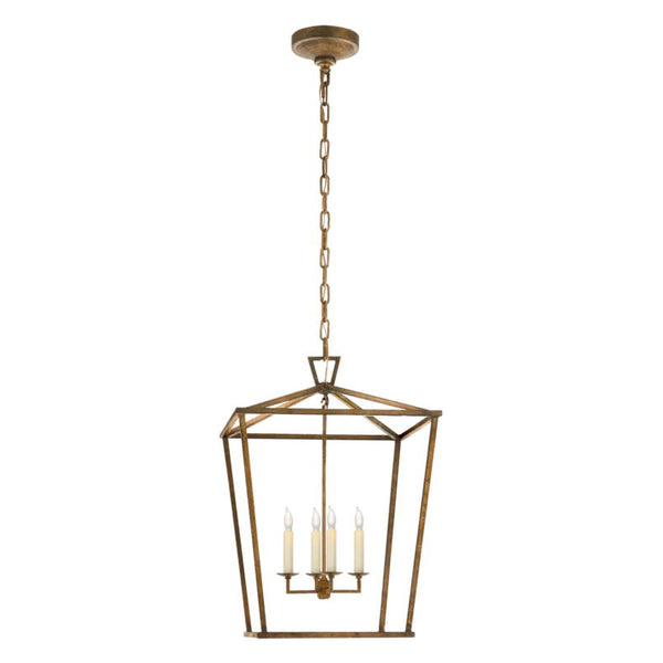 Modern Metal Bird Cage 4 Lights Pendant Lamp For Home Office Hotel Project Decoration With High Quality