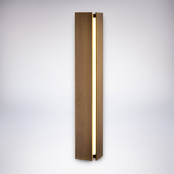 New Superb Nordic Hotel Bedside Designer  Aisle Corridor Wall lamp In Antique Brass Finish With Amber Glass Shade