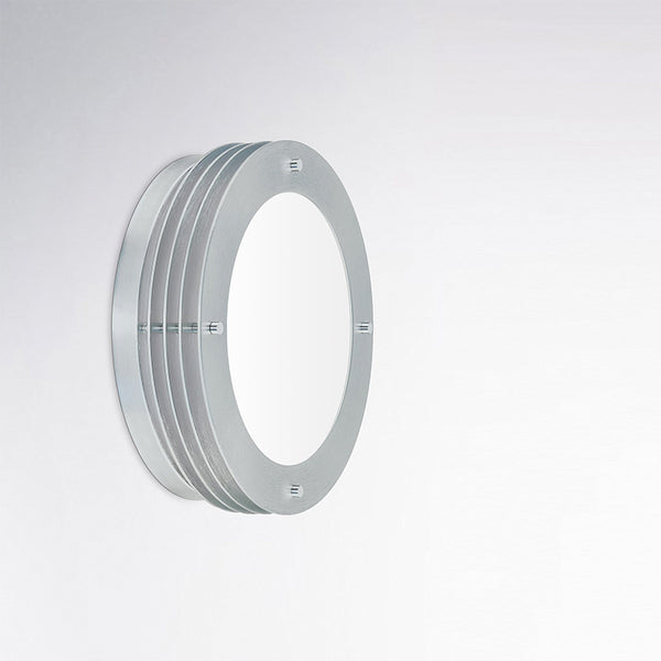 Fantastic Indoor Room Modern Minimalist Entrance Round Wall Lamp In  Brushed Chrome Finish